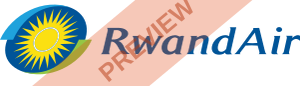 RwandAir Rectangular logo