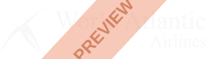 World Atlantic Airlines Rectangular logo