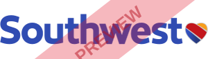 Southwest Airlines Rectangular logo