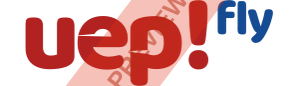 UEP! Fly Rectangular logo