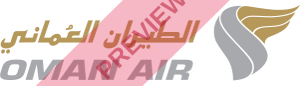 Oman Air Rectangular logo