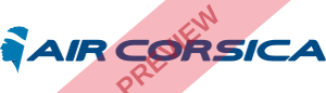 Air Corsica Rectangular logo