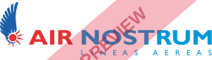 Iberia Regional by Air Nostrum Rectangular logo