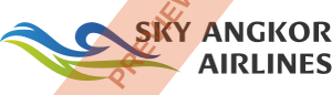 Sky Angkor Airlines Rectangular logo